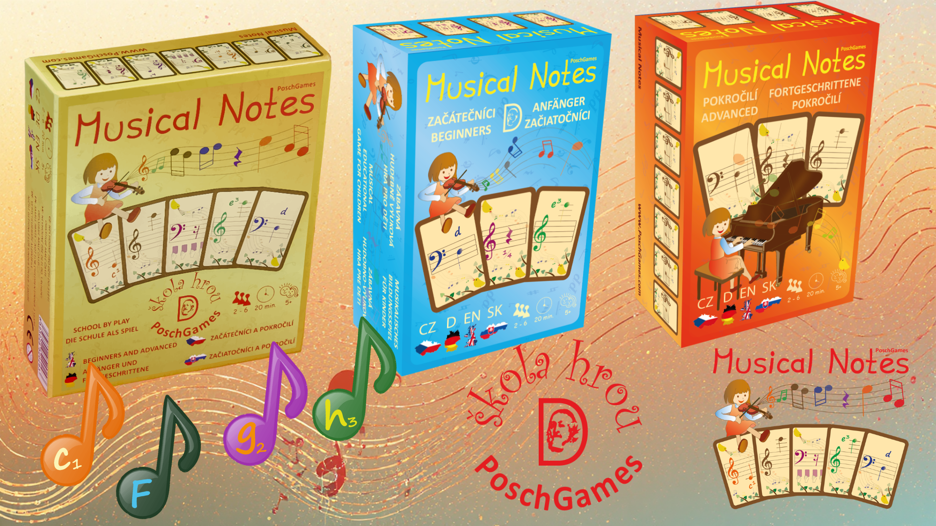 Hudební noty - Musical Notes